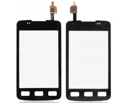 Touch screen (sensor) for Samsung S5690 Galaxy Xsover, black, original (China) big ic (6mm) / small ic (5mm)